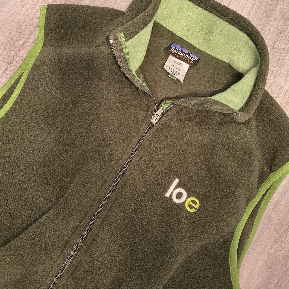 Patagonia Men's Better Sweater Fleece Vest Green Full Zip Size Medium M